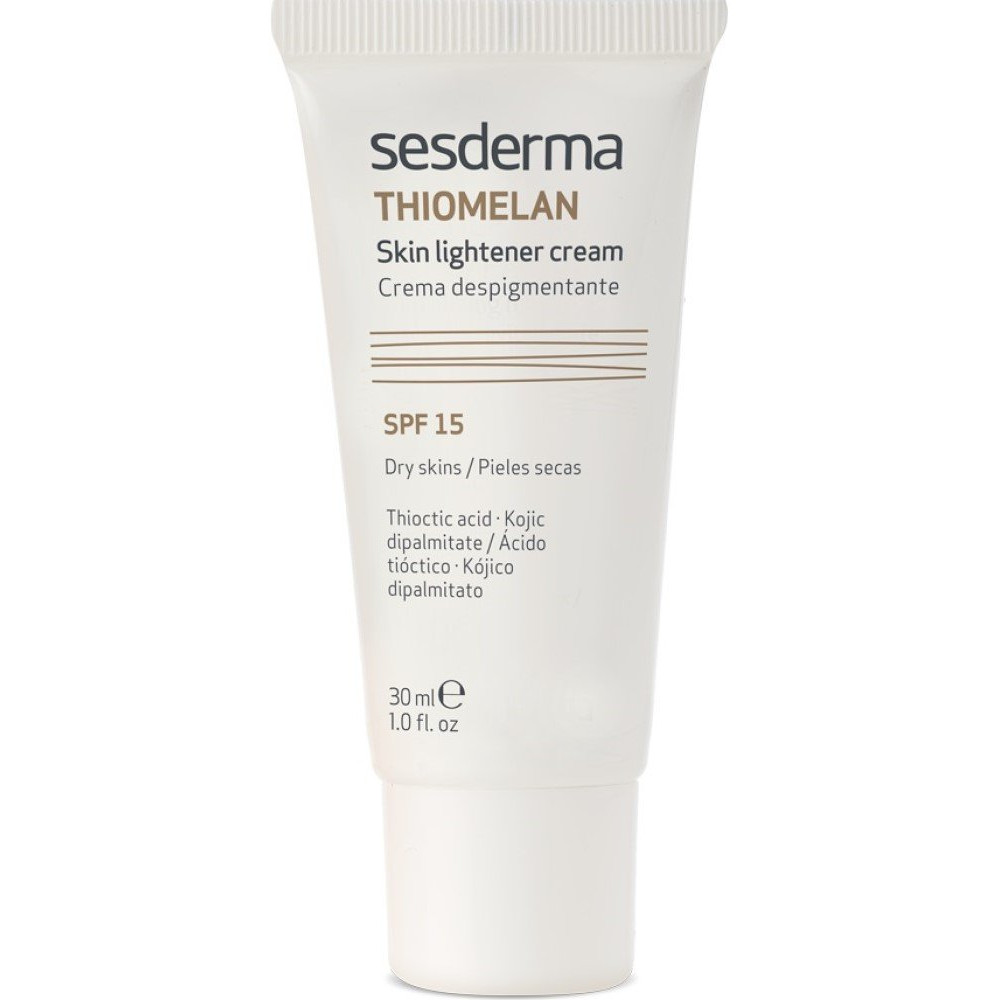 Освітлювальний крем - SeSDerma Thiomelan Skin Lightener Cream SPF 15 - Фото 1