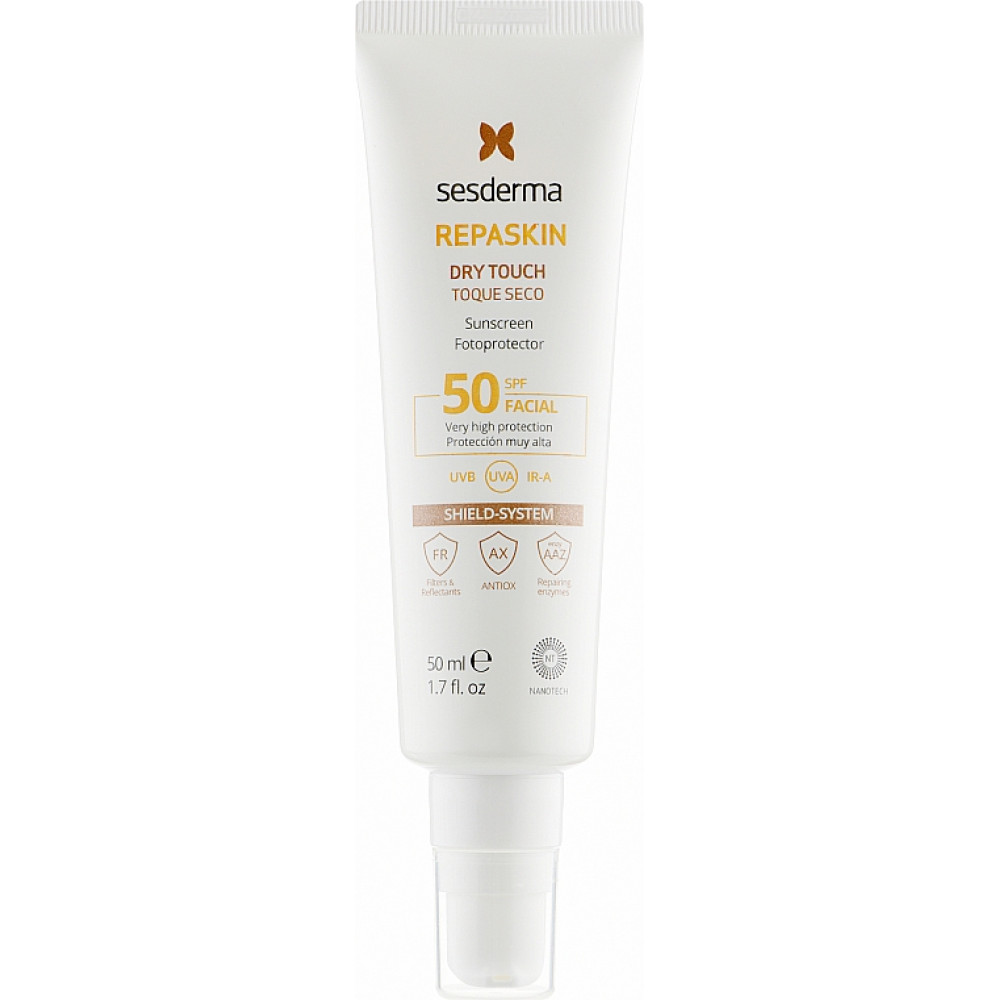 Сонцезахисний крем - SesDerma Repaskin Dry Touch SPF 50 фото 3