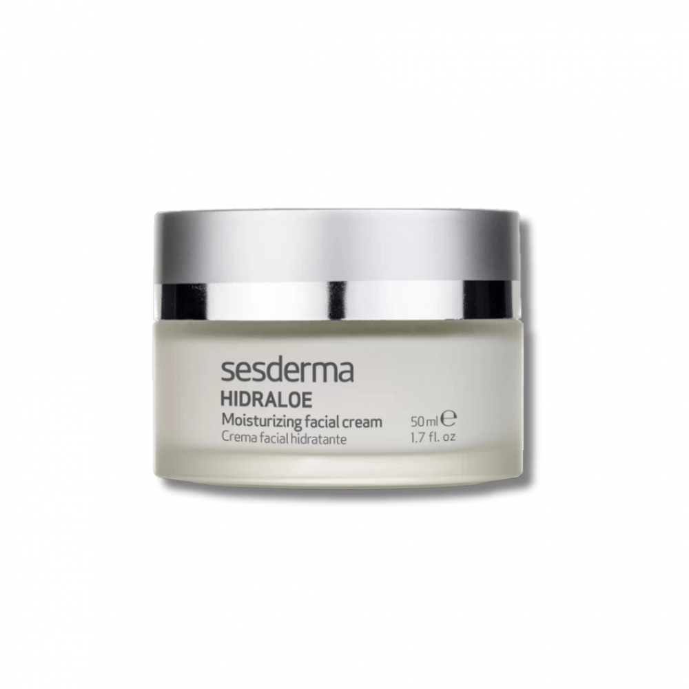 Зволожуючий крем для обличчя - SeSDerma Hidraloe Moisturizing Facial Cream - Фото 1