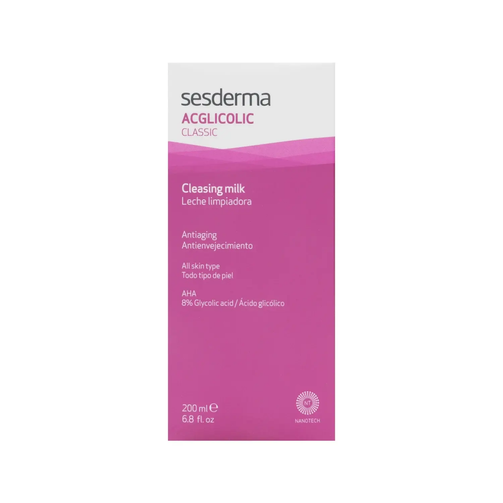 Очищувальне молочко - SeSDerma Acglicolic Classic Facial Cleansing Milk фото 4