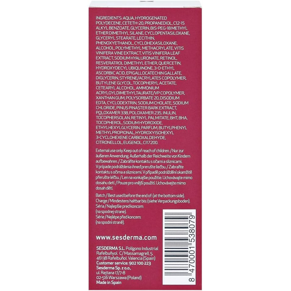 Ліпосомальна сироватка - Sesderma Resveraderm Antiox Serum фото 3