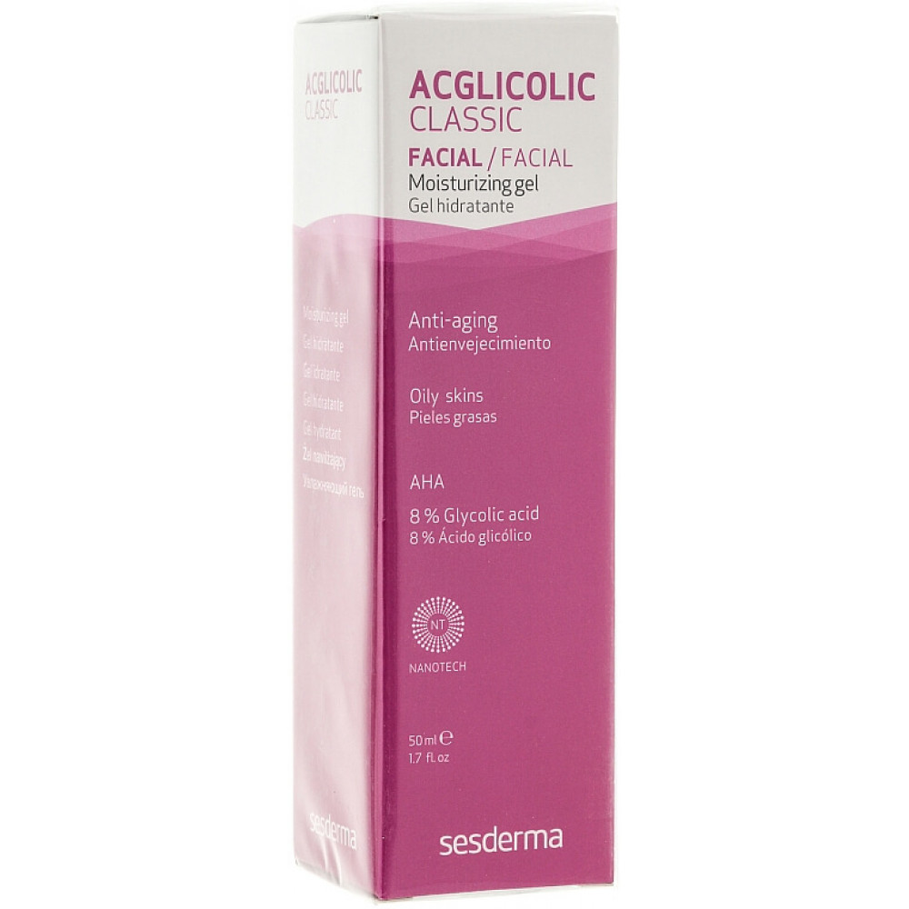 Зволожуючий гель - SeSDerma Acglicolic Classic Facial Moisturizing Gel фото 3