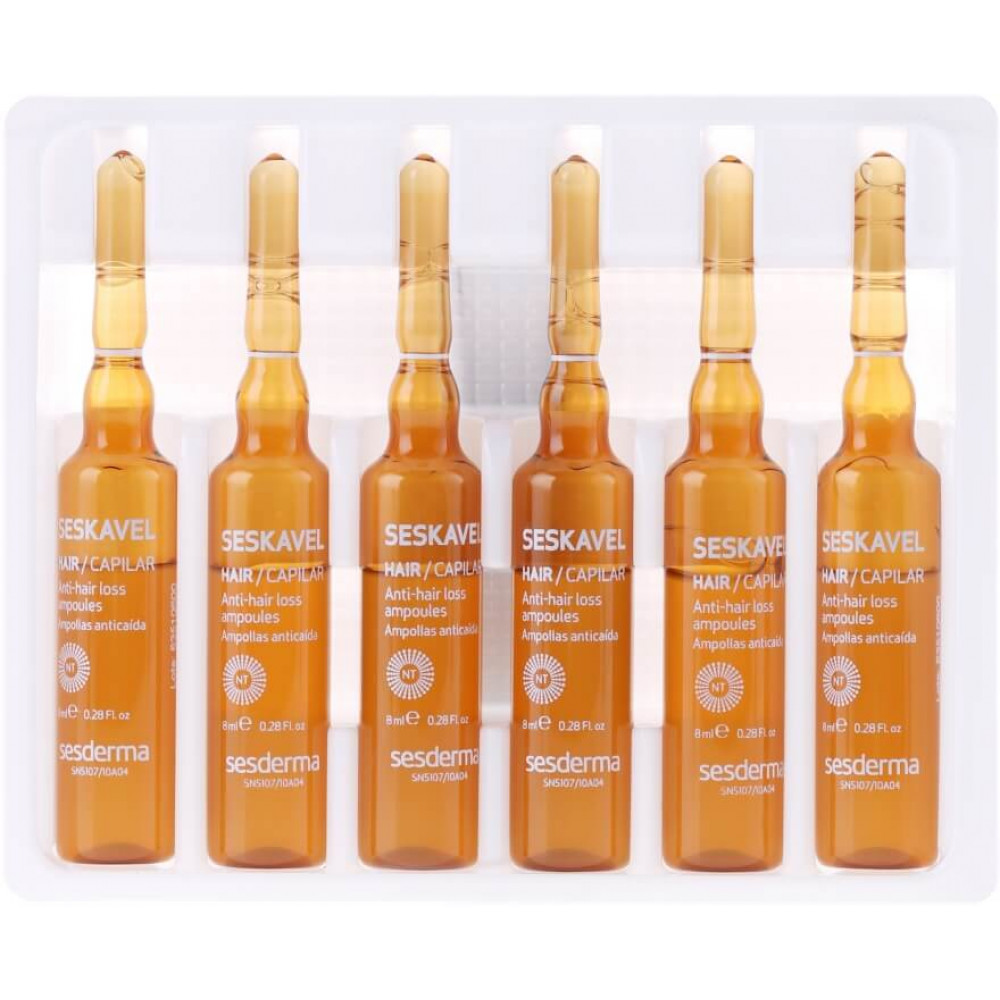Ампули проти випадіння волосся - Sesderma Seskavel Anti-Hair Loss ampoules фото 4