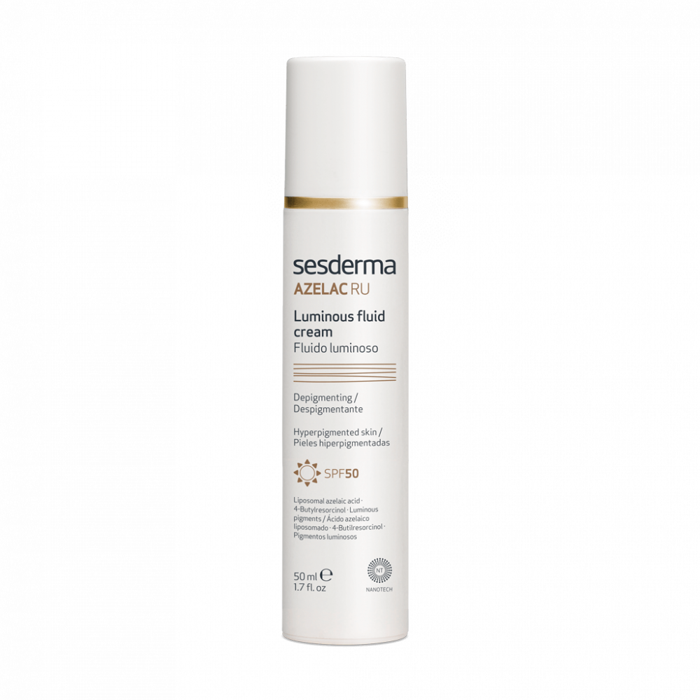 Флюїд для сяйва шкіри - Sesderma Azelac Ru Luminous fluid cream SPF 50 фото 2