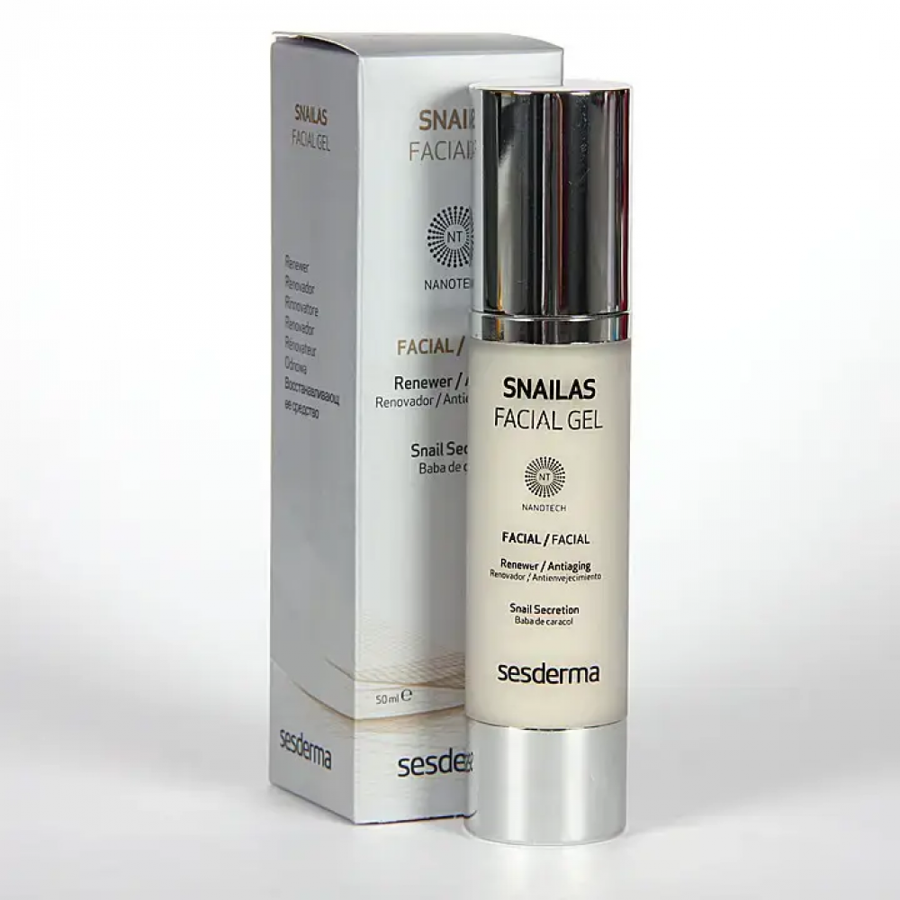 Гель для обличчя - SeSDerma Snailas Facial Gel фото 3