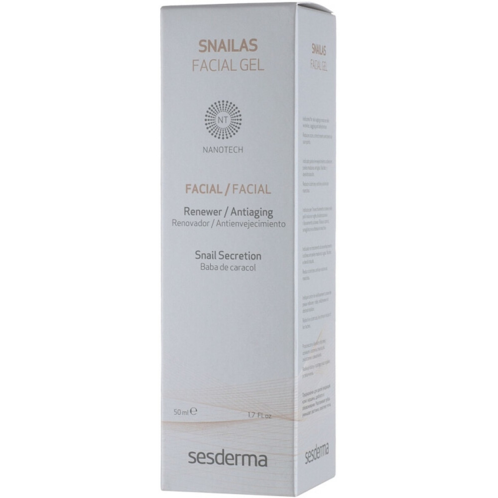 Гель для обличчя - SeSDerma Snailas Facial Gel фото 5
