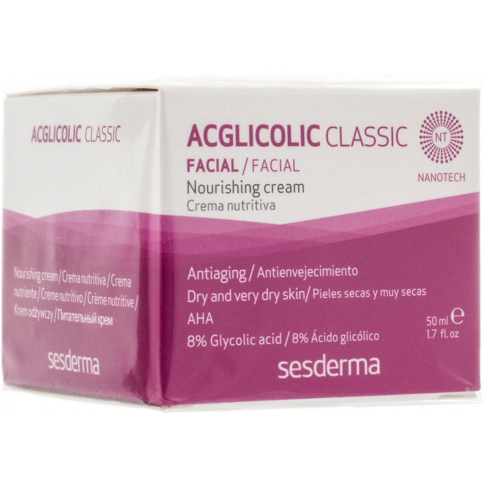 Живильний крем - SeSDerma Acglicolic Classic Facial Nutritive Cream фото 3