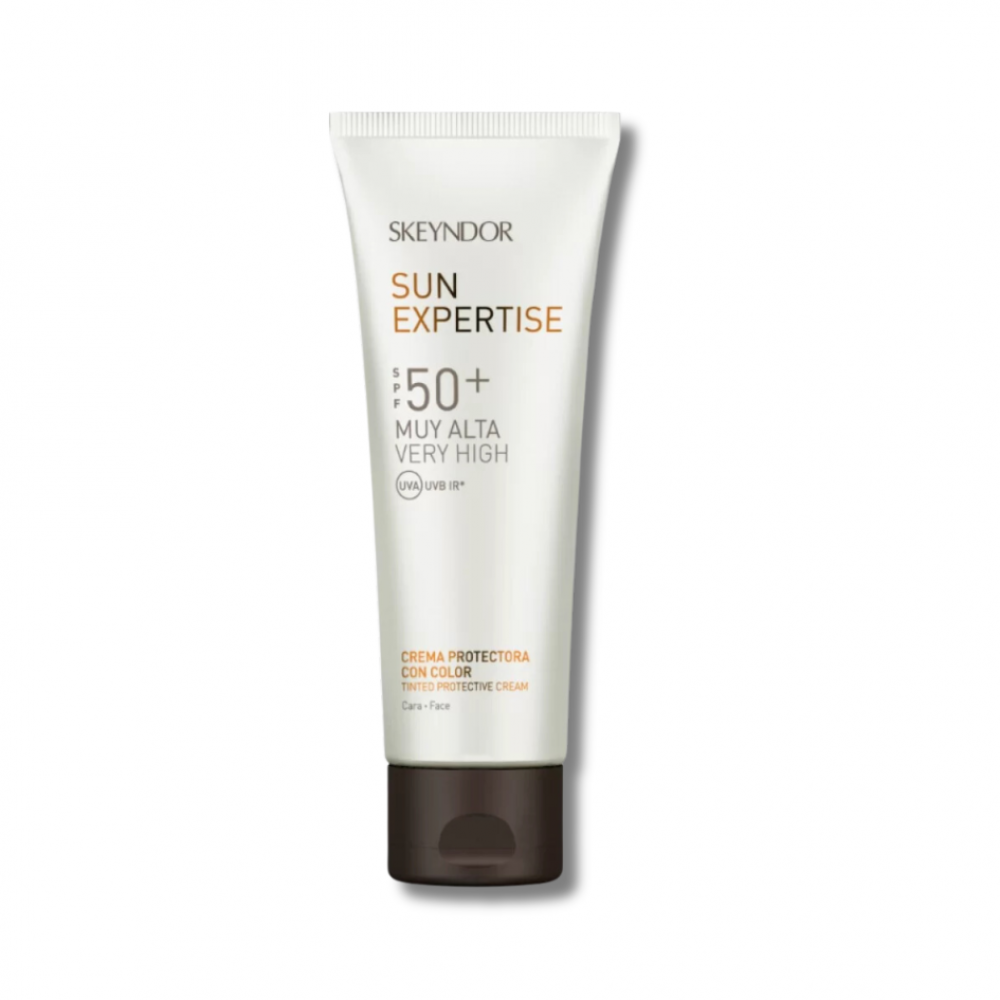 Солнцезащитный крем с тонирующим эффектом SPF50 - Skeyndor Sun Expertise Tinted Protective Cream SPF 50