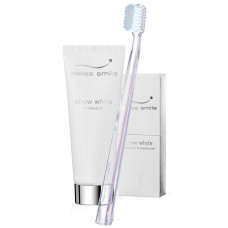 Набір "День" -  Swiss Smile Snow White Toothpaste & Toothbrush