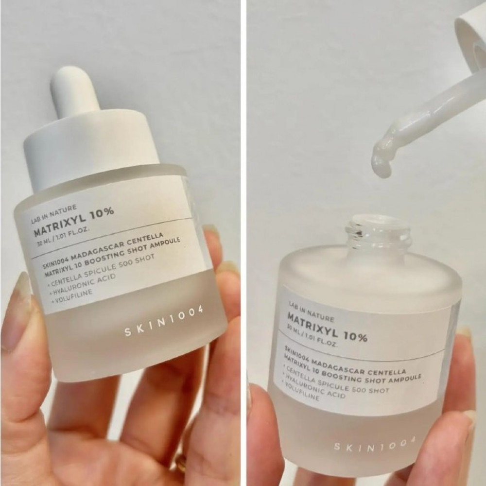 Антивікова сироватка-бустер для обличчя - Skin 1004 Madagascar Centella Matrixyl 10 Boosting Shot Ampoule фото 3