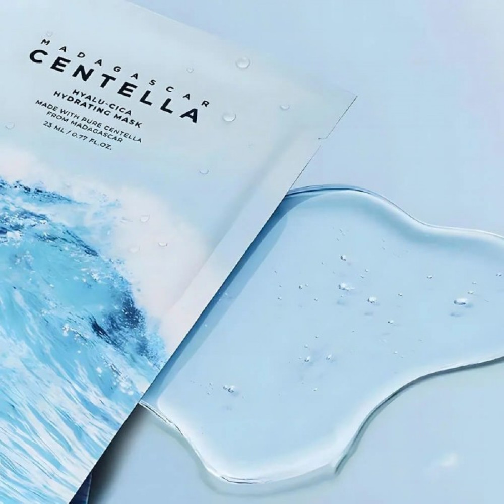 Глибоко зволожуюча маска для обличчя - Skin 1004 Madagascar Centella Hyalu-Cica Hydrating Mask фото 2