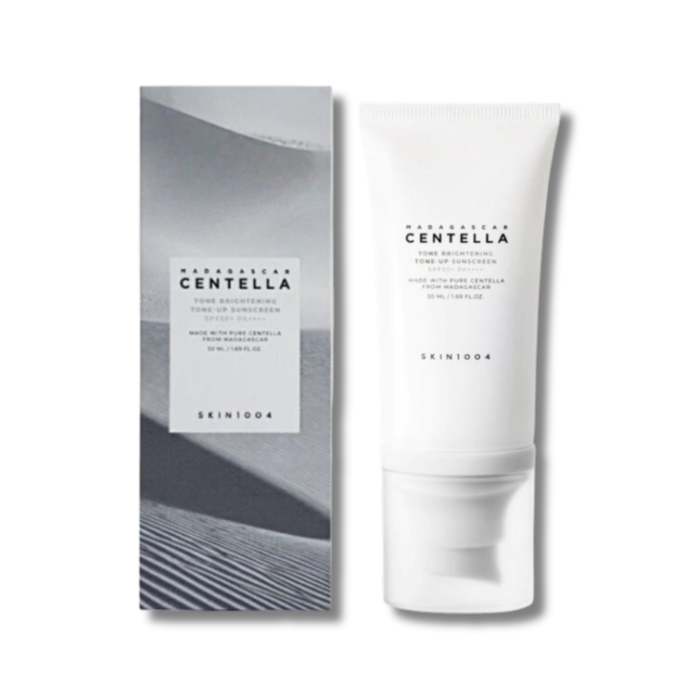 Солнцезащитный крем для выравнивания тона кожи - Skin 1004 Madagascar Centella Tone Brightening Tone-Up Sunscreen - Фото 1