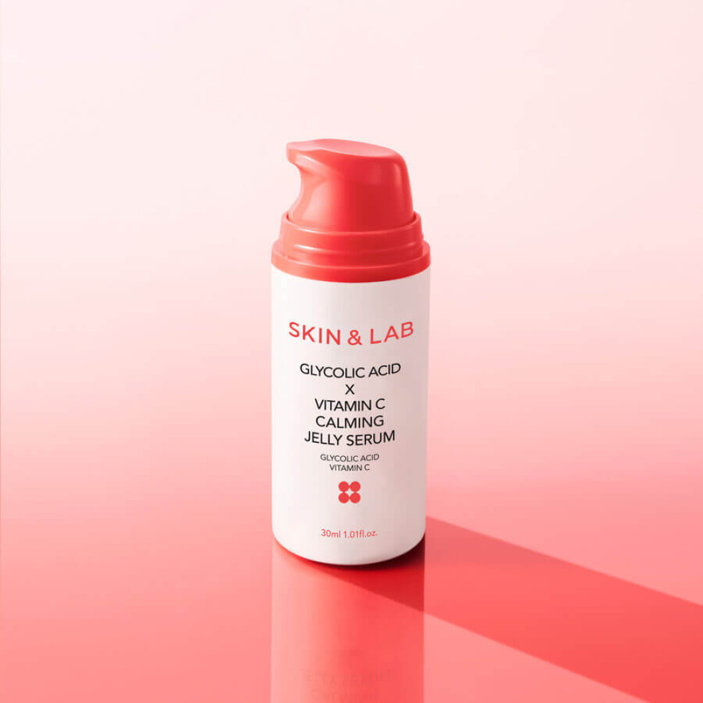 Заспокійлива гелева сироватка з гліколевою кислотою та вітаміном C - Skin&Lab Glycolic Acid × Vitamin C Calming Jelly Serum фото 2