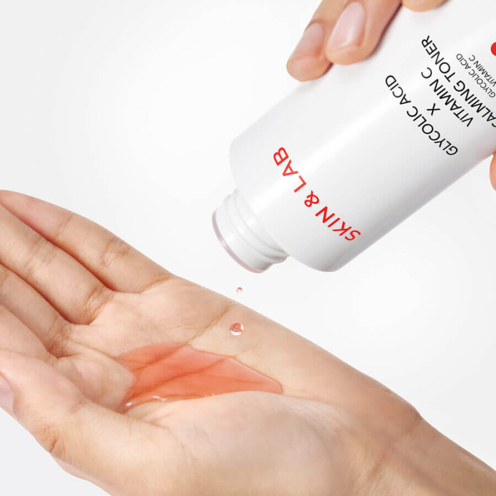 Заспокійливий тонер з гліколевою кислотою та вітаміном C - Skin&Lab Glycolic Acid × Vitamin C Calming Toner фото 4