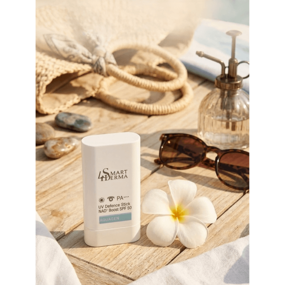 Антиоксидантный стик SPF 50 - Smart4Derma UV Defence Stick NAD+ Boost SPF 50 фото 3