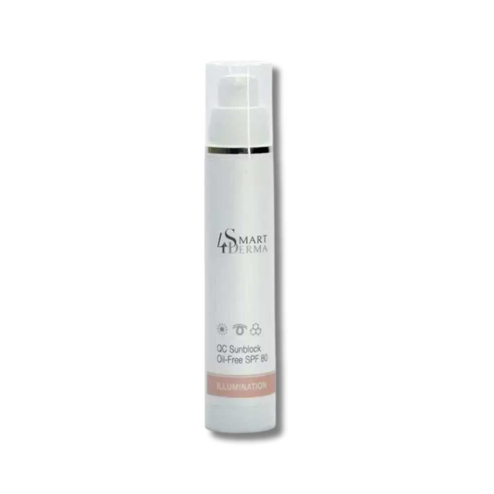 Антиоксидантный ультразащитный крем SPF 80 - Smart4Derma QC Sunblock Oil-Free SPF 80