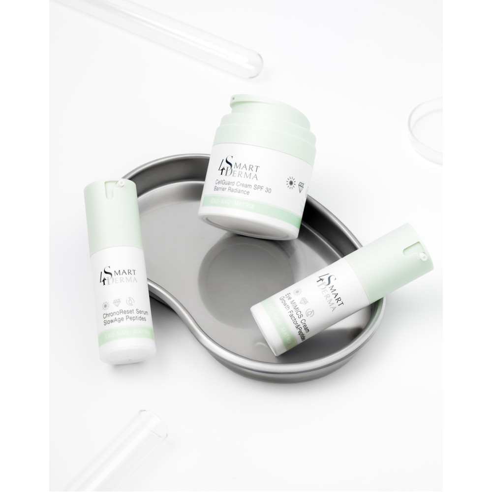 Антивікова відновлювальна пептидна сироватка з NAD+ - Smart4Derma Exo-NAD Matrix ChronoReset Serum Slow Age Peptides фото 2