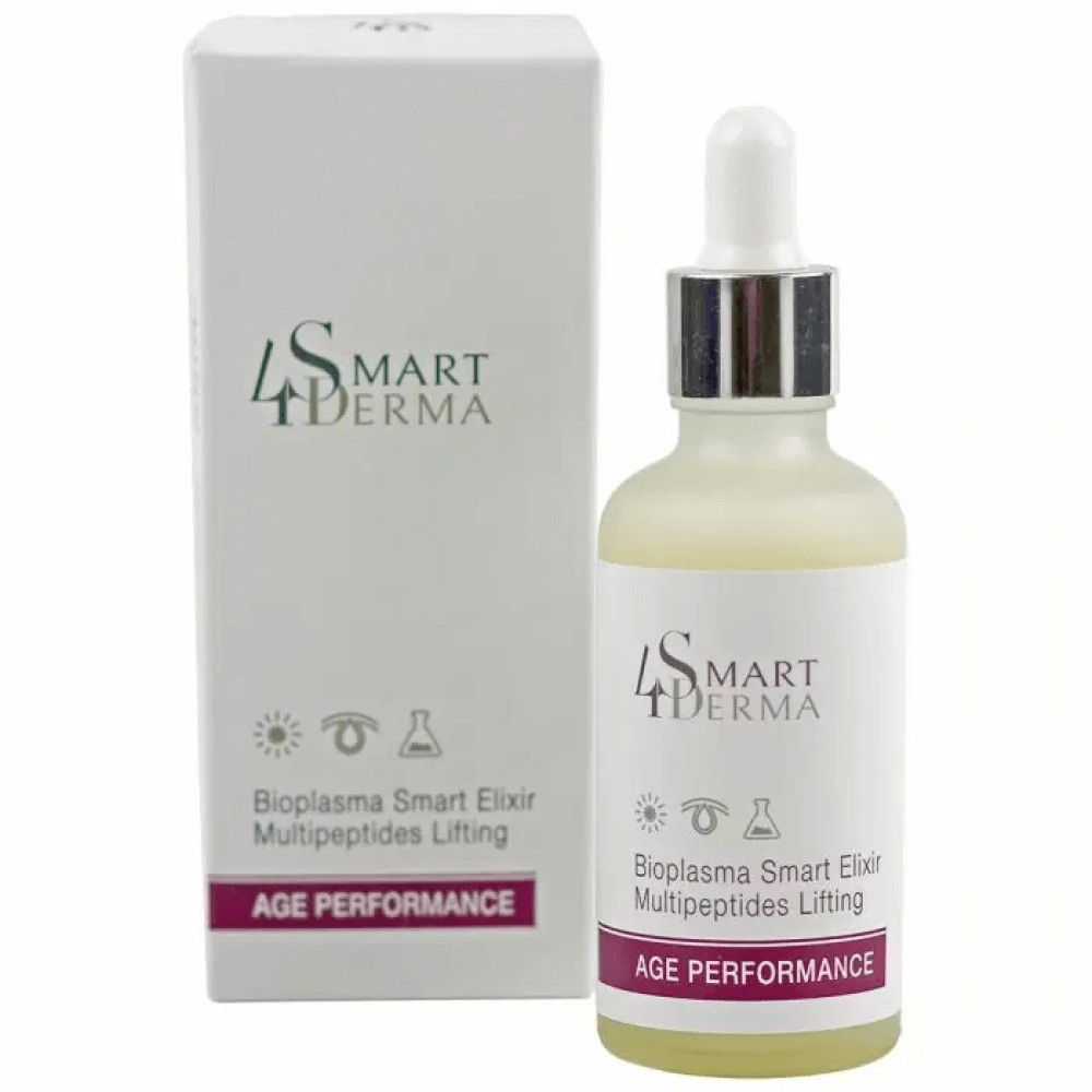 Інтелектуальна сироватка-еліксир "Біоплазма" - Smart4Derma Bioplasma Smart Elixir Multipeptides Lifting фото 3