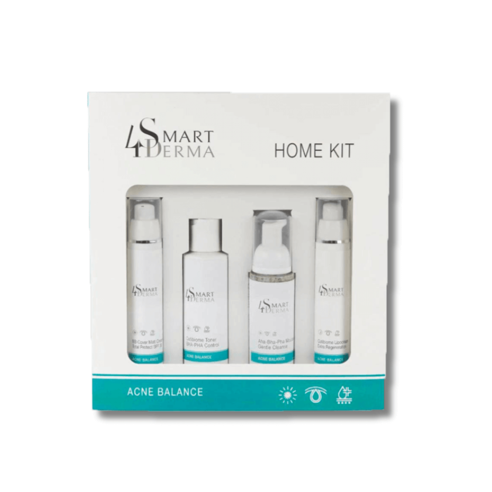 Корегувальний набір для щоденного догляду - Smart4derma Acne Balance Home Kit