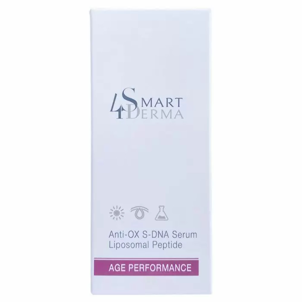Ліпосомальна антиоксидантна ліфтинг-сироватка - Smart4Derma Anti-OX  S-DNA Serum Liposomal Peptide фото 2