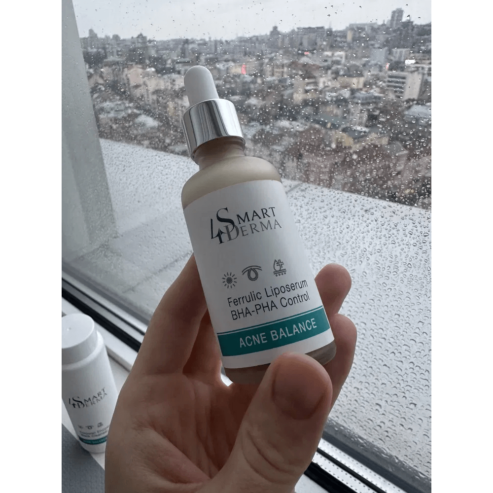 Ліпосомальна сироватка з феруловою кислотою - Smart4Derma Ferrulic Liposerum BHA-PHA Control фото 2
