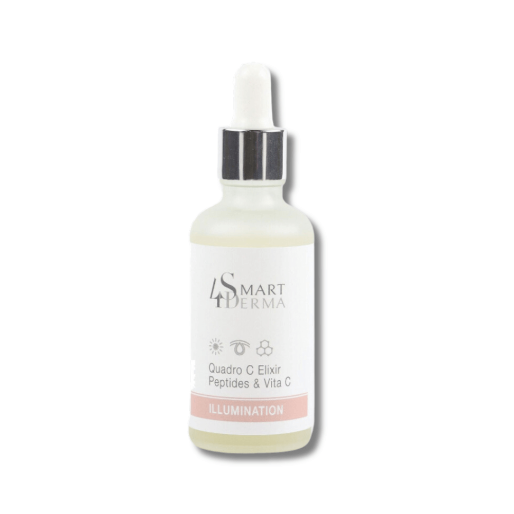 Мультипептидный эликсир с витамином С - Smart4Derma Quadro C Elixir Peptides & Vita C - Фото 1