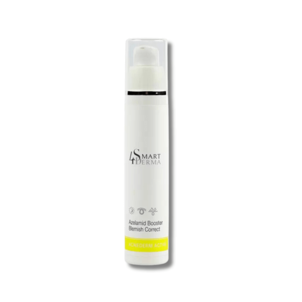 Ночной себоругулирующий флюид "Азеламид" - Smart4Derma AZELAMID Booster Blemish Correct - Фото 1