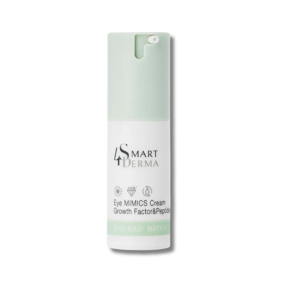 Омолаживающий крем для век с пептидами и NAD+ - Smart4Derma Exo-NAD Matrix Eye Mimics Cream Growth Factor&Peptides - Фото 1