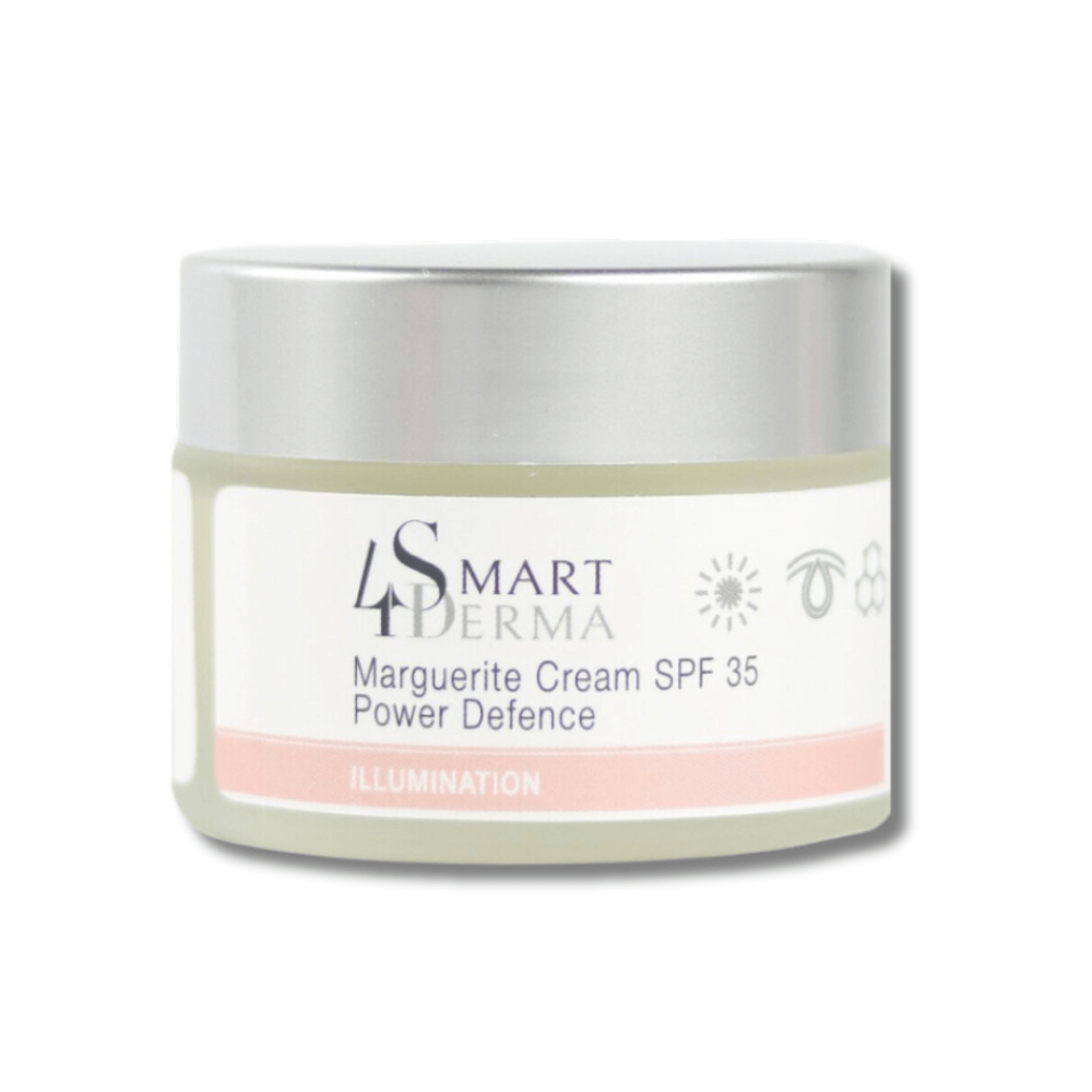 Передовой дневной крем SPF 35 с экстрактом маргаритки – Smart4Derma Marguerite Cream SPF 35 Power Defence