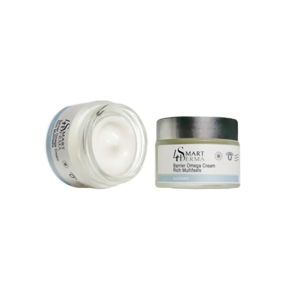 Розкішний живильний крем із церамідами - Smart4Derma Barrier Omega Cream Rich Multifeels фото 2
