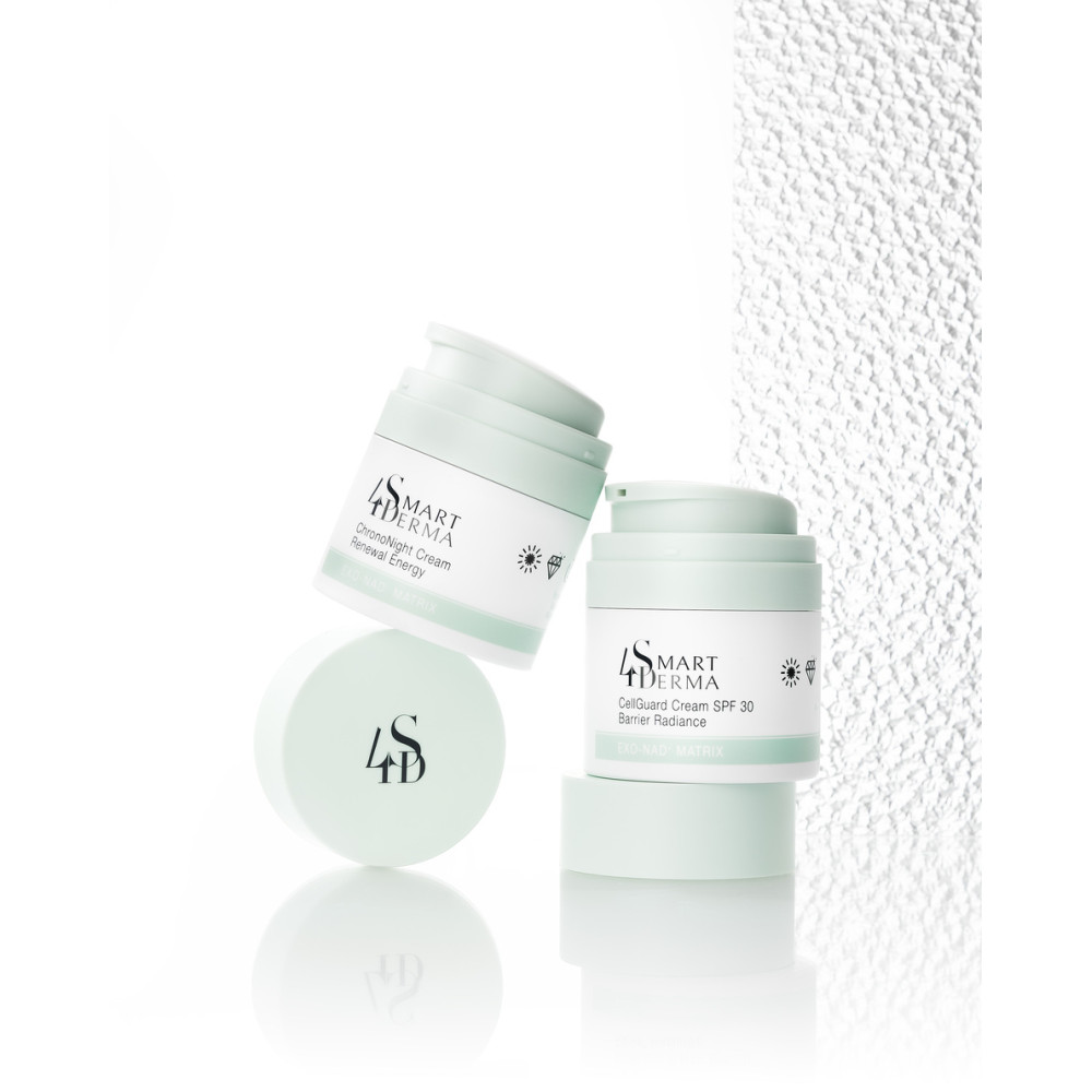 Відновлюючий екзосомальний нічний крем з NAD+ - Smart4Derma Exo-NAD Matrix ChronoNight Cream Renewal Energy фото 4