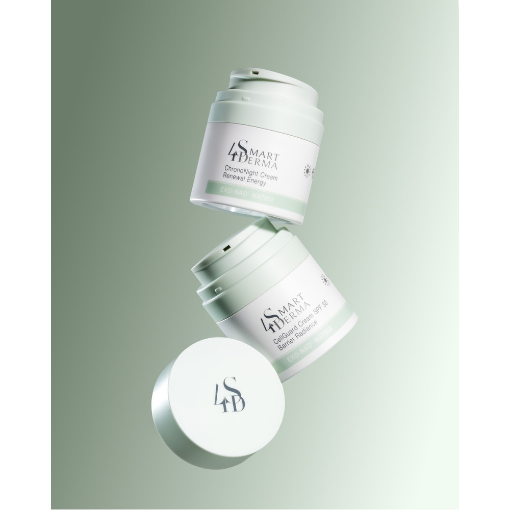 Відновлюючий екзосомальний нічний крем з NAD+ - Smart4Derma Exo-NAD Matrix ChronoNight Cream Renewal Energy фото 2