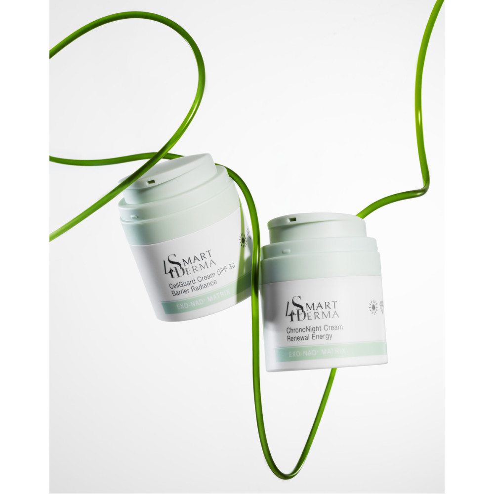 Відновлюючий екзосомальний нічний крем з NAD+ - Smart4Derma Exo-NAD Matrix ChronoNight Cream Renewal Energy фото 3