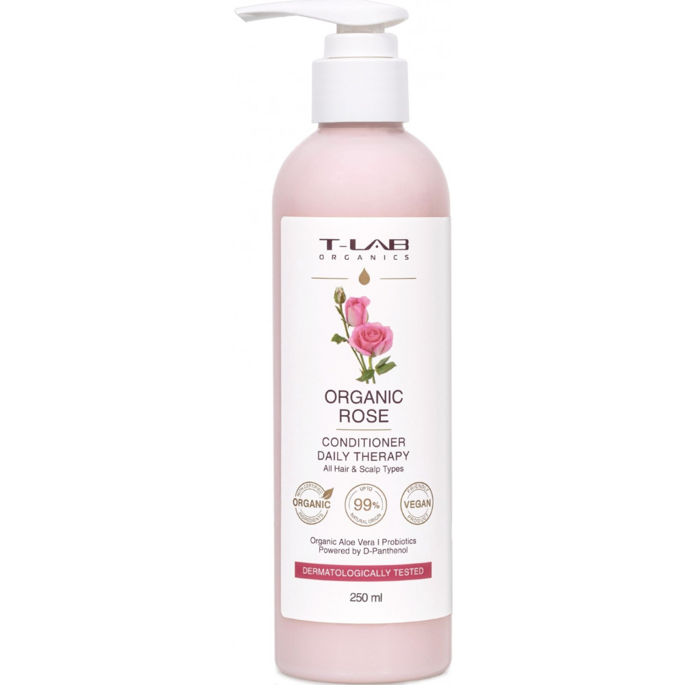 Кондиционер для ежедневного ухода - T-LAB Organic Rose Daily Therapy Conditioner - Фото 1