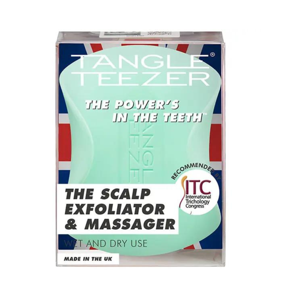 Щітка для масажу голови - Tangle Teezer The Scalp Exfoliator and Massager Green Whisper фото 2