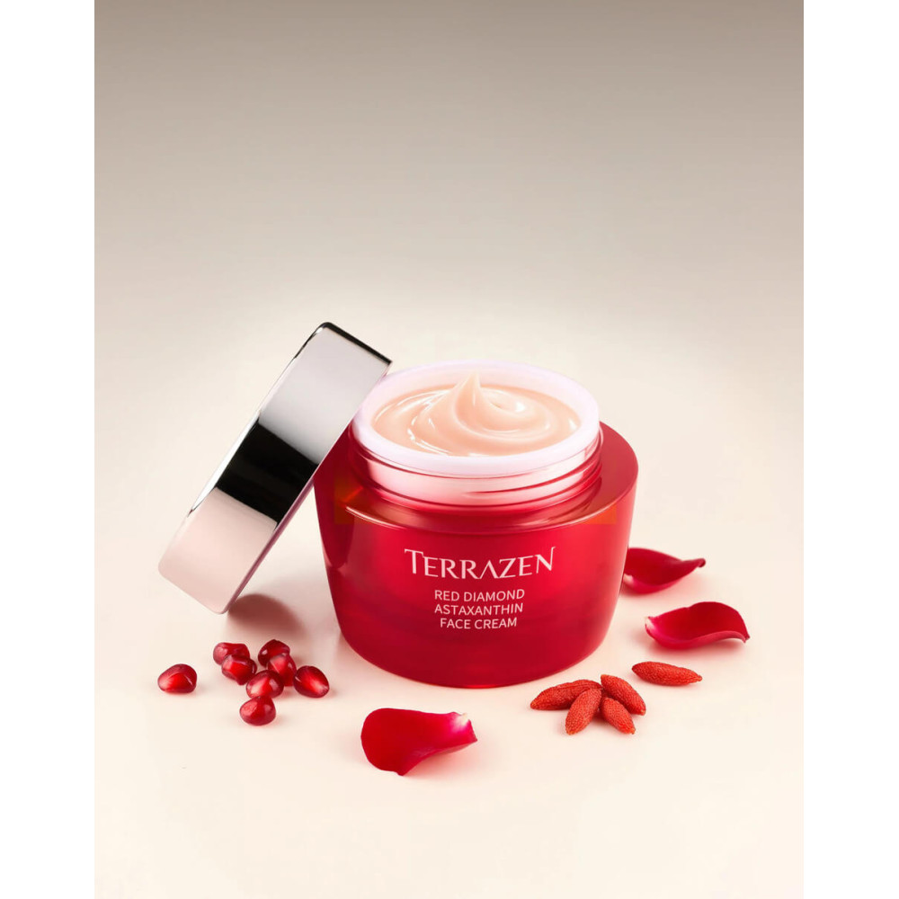Крем з астаксантином - Terrazen Red Diamond Astaxanthin Face Cream фото 4