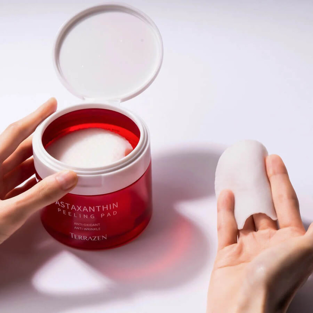 Пілінг-диски з антиоксидантним ефектом - Terrazen Astaxanthin Peeling Pad фото 3