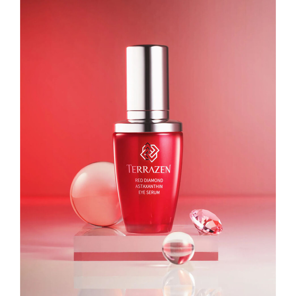 Сыворотка для ревитализации зоны вокруг глаз с астаксантином - Terrazen Red Diamond Astaxanthin Eye Serum фото 2