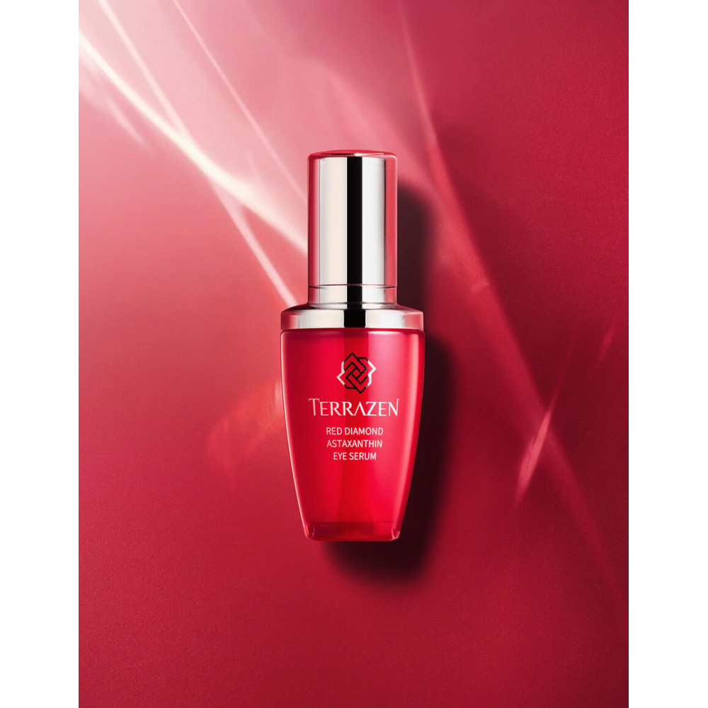 Сыворотка для ревитализации зоны вокруг глаз с астаксантином - Terrazen Red Diamond Astaxanthin Eye Serum фото 4