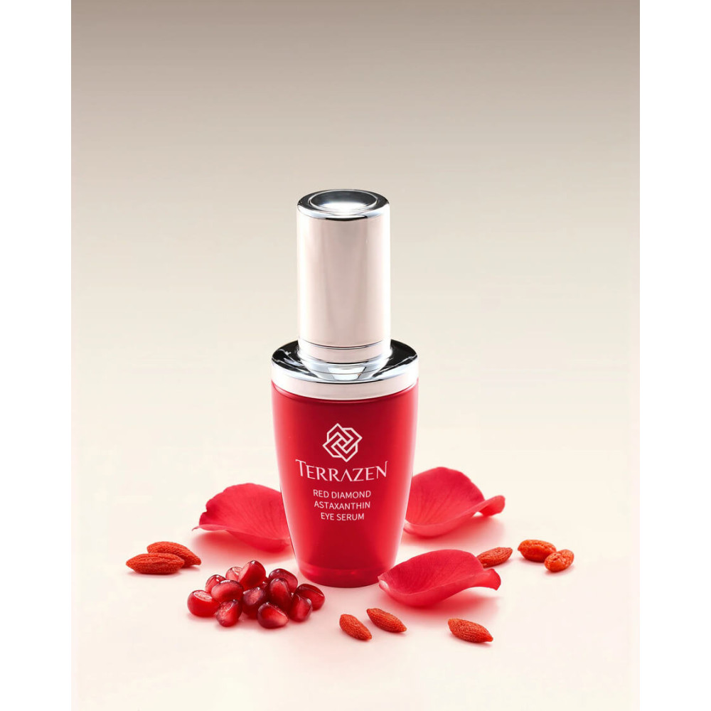 Сыворотка для ревитализации зоны вокруг глаз с астаксантином - Terrazen Red Diamond Astaxanthin Eye Serum фото 5