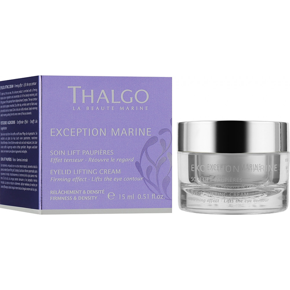 Інтенсивний антивіковий крем-ліфтинг для шкіри навколо очей - Thalgo Exception Marine Eyelid Lifting Cream - Фото 1