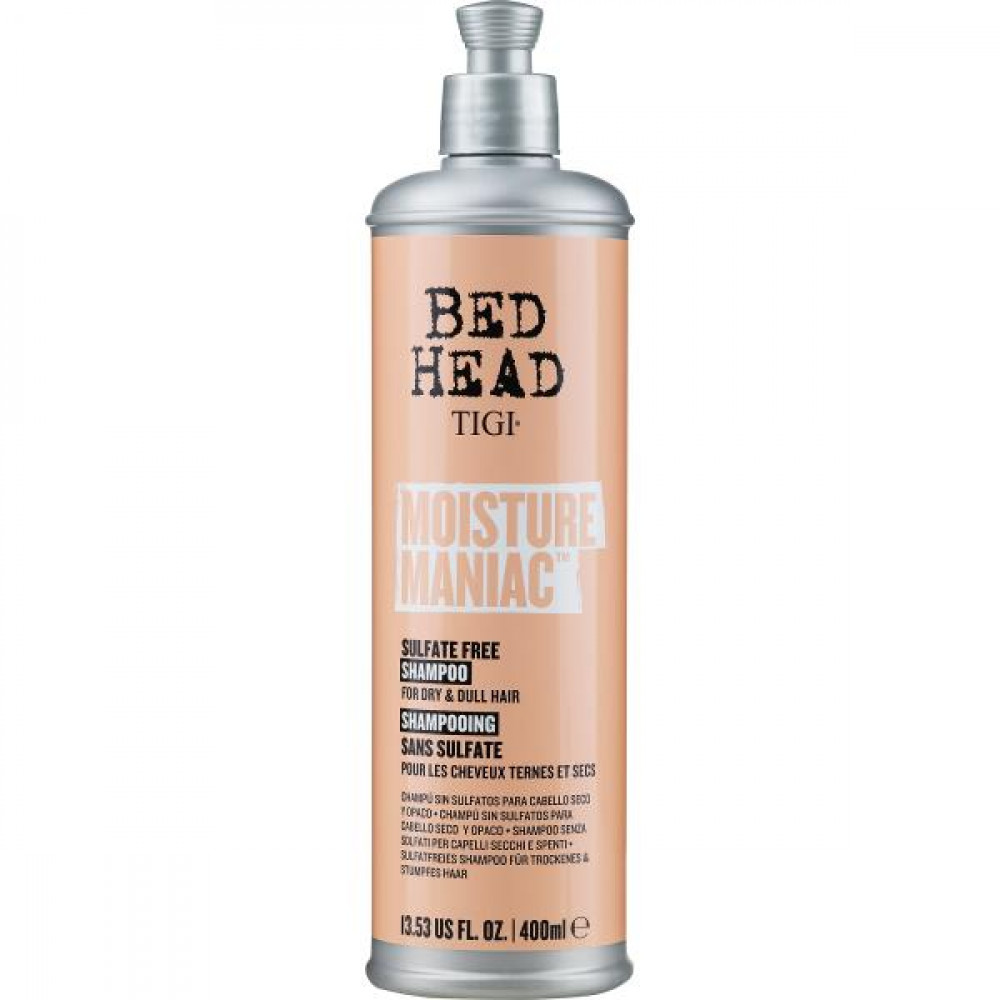 Безсульфатный шампунь для сухих волос - Tigi Bed Head Moisture Maniac Shampoo  - Фото 1