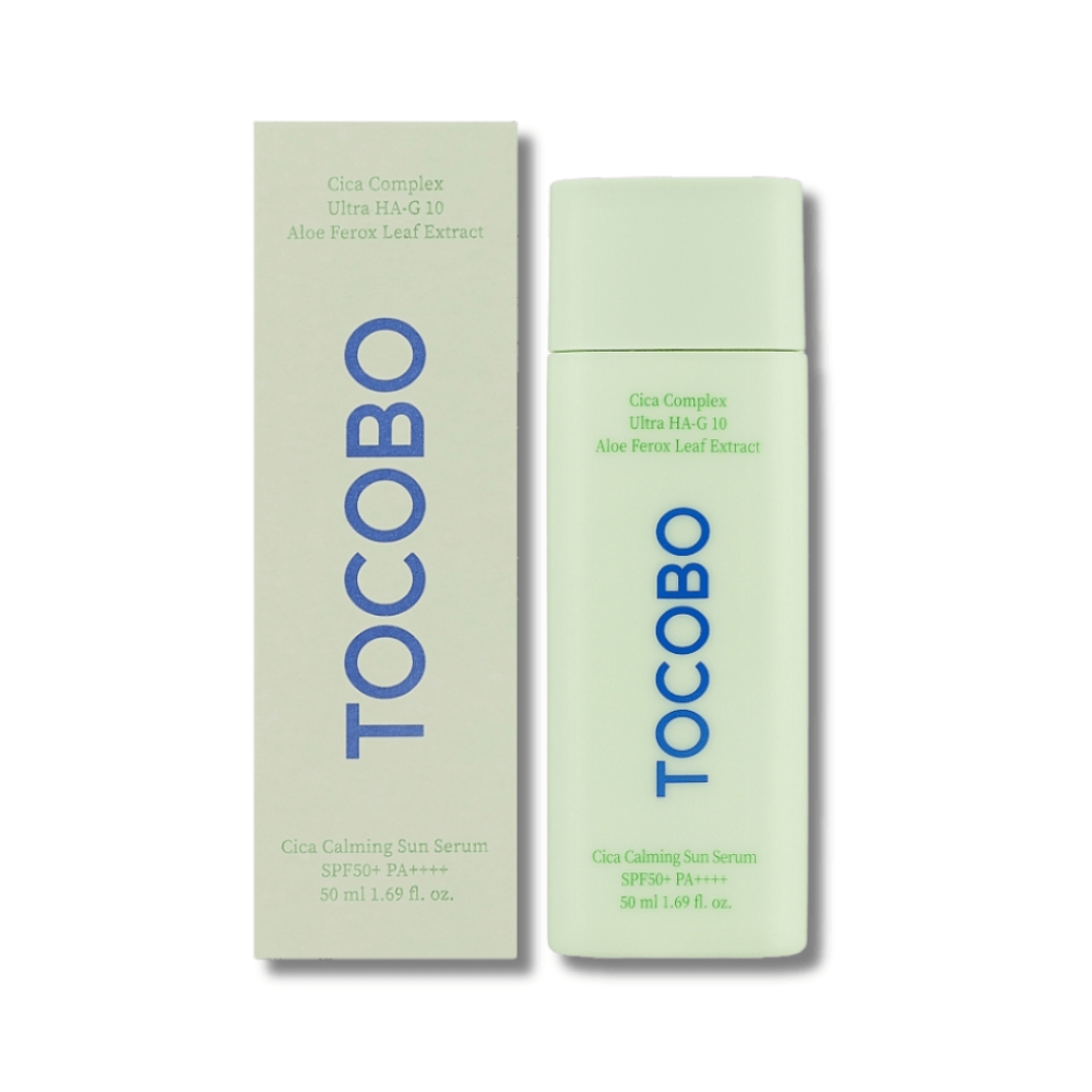Солнцезащитная сыворотка для чувствительной кожи - Tocobo Cica Calming Sun Serum Spf 50+ Pa++++ - Фото 1