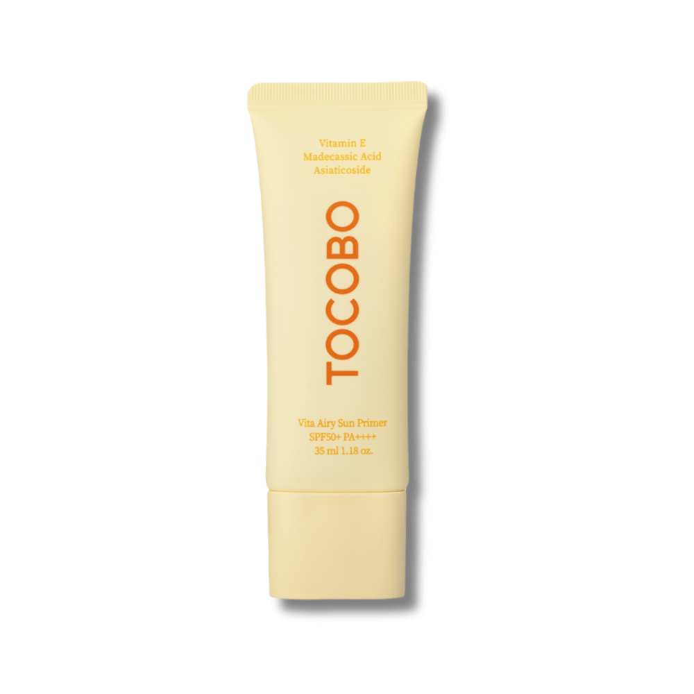 Вирівнюючий сонцезахисний праймер для обличчя - Tocobo Vita Airy Sun Primer SPF50+ PA++++ - Фото 1