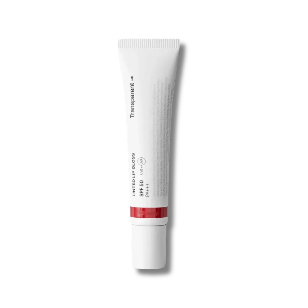 Бальзам для губ з SPF 50 кольору вишня - Transparent Lab Lip Gloss Cherry SPF 50 - Фото 1
