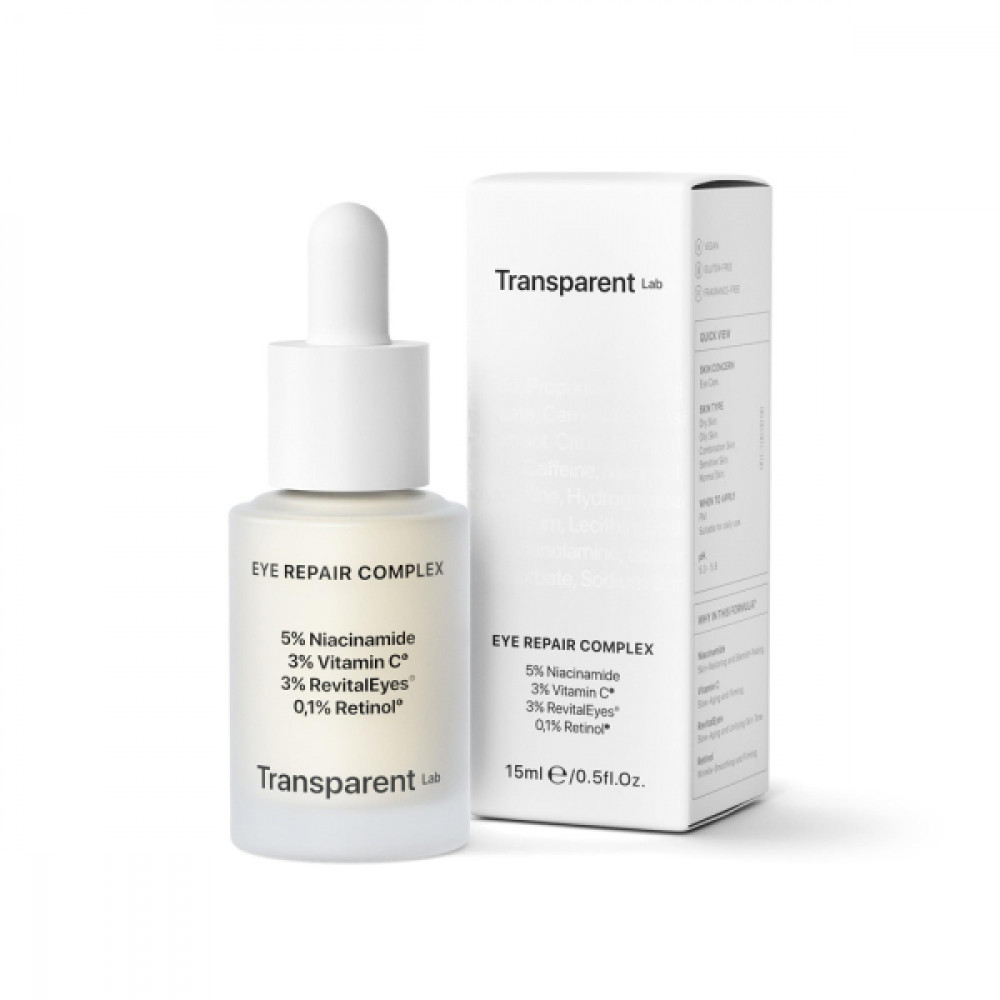 Нічна сироватка для контуру очей - Transparent Lab Eye Repair Complex - Фото 1