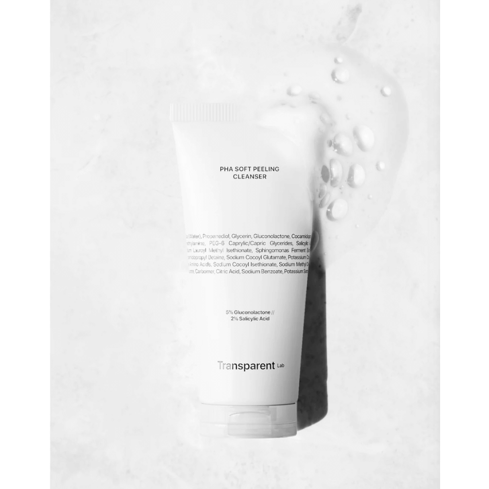 Очищающее средство для лица с эффектом пилинга - Transparent Lab PHA Soft Peeling Cleanser фото 3
