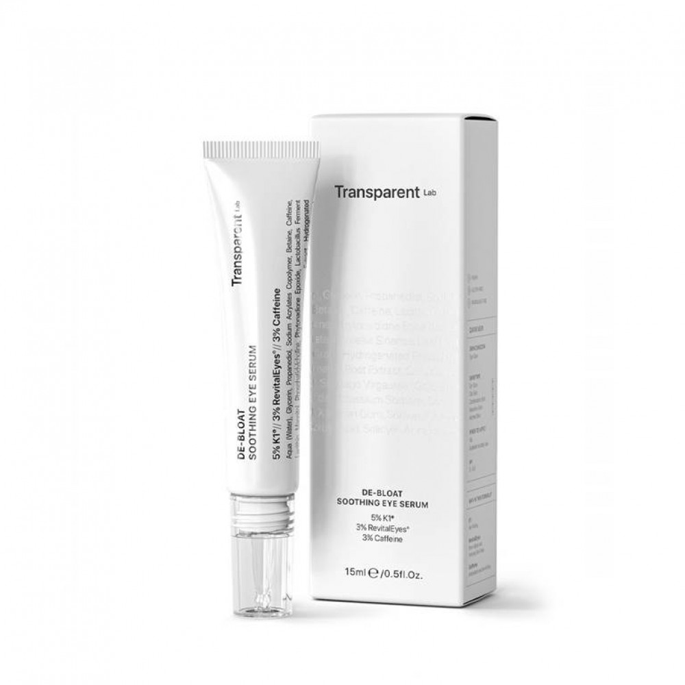 Сироватка для контуру очей - Transparent Lab De-Bloat Soothing Eye Serum - Фото 1
