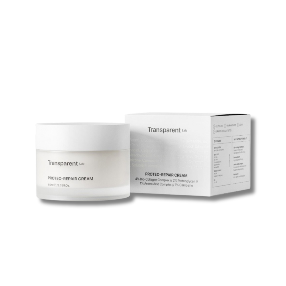 Зволожуючий антивіковий крем для зміцнення шкіри обличчя - Transparent Lab Proteo-Repair Cream фото