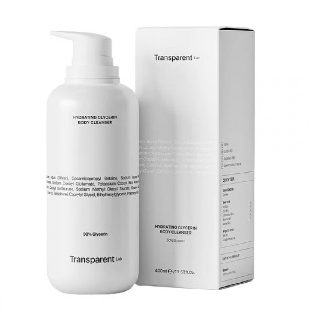 Зволожуючий засіб для очищення тіла з гліцерином - Transparent Lab Hydrating Glycerin Body Cleanser фото 3